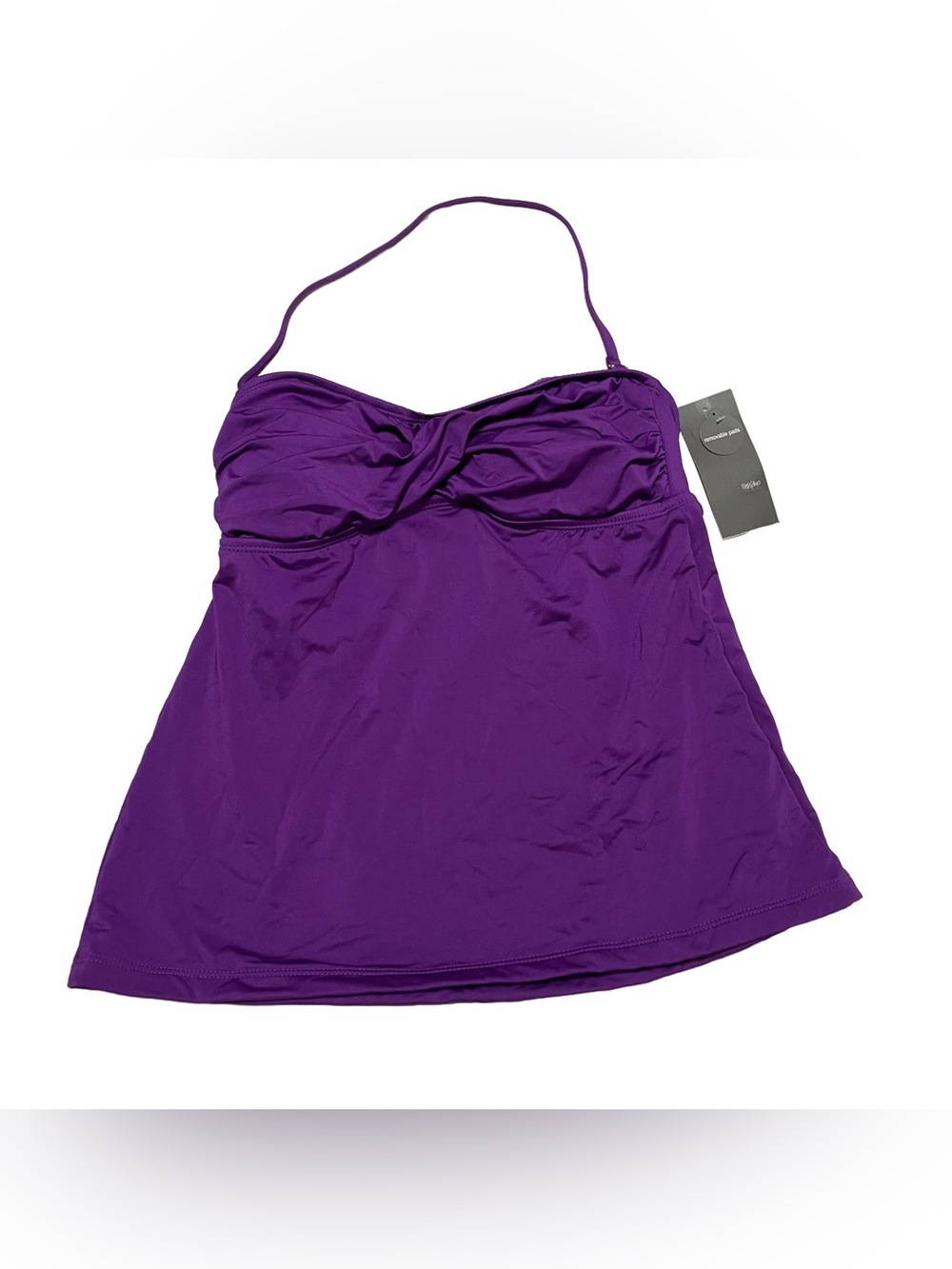 Mossimo Supply Co. Purple Twist-Front Swim Camisole